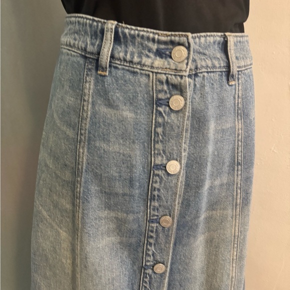 GAP Blue Midi A-line Skirt for Casual Occasions - Picture 2 of 8